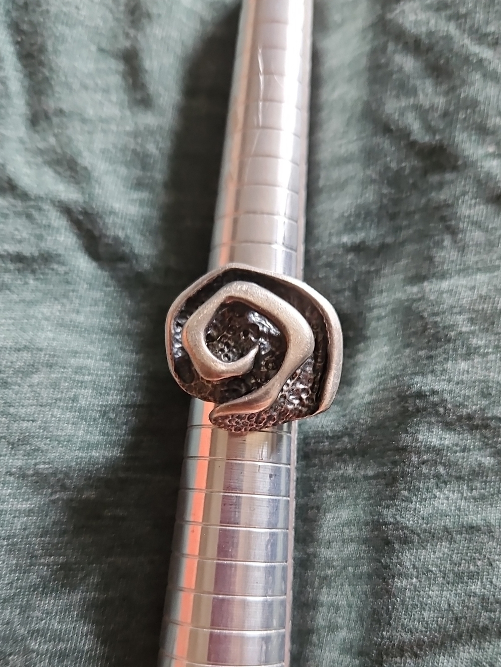 Silpada Sterling Silver Spiral Ring Size 7